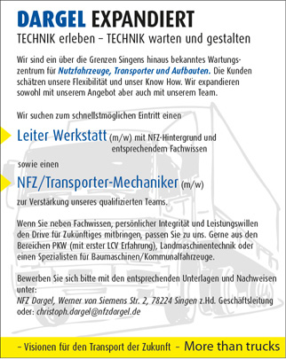 Anzeige für Stellenausschreibung